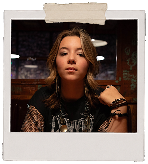 Blank polaroid frame